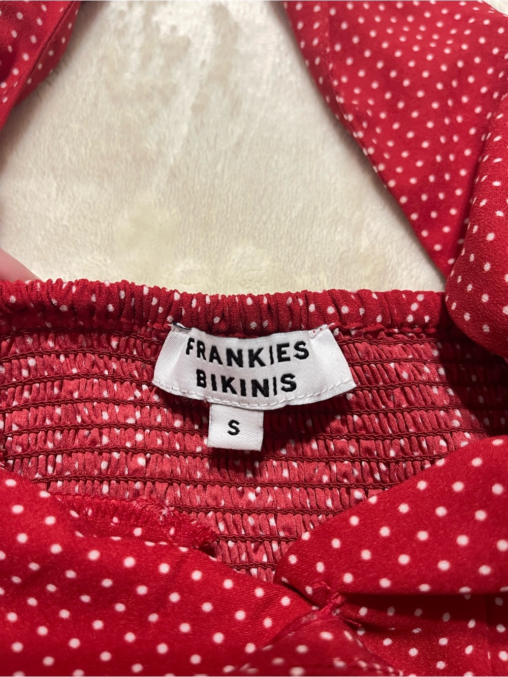 Frankie's Bikinis Red & White Polka Dot Two-Piece Set - Picture 3 of 3